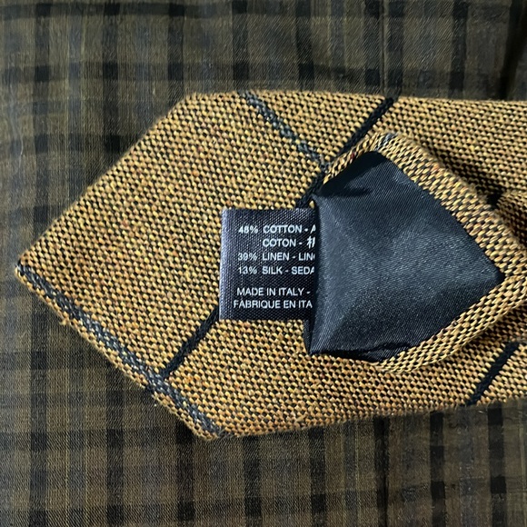 Golden Windowpane Wool SUITSUPPLY Tie - Picture 3 of 3